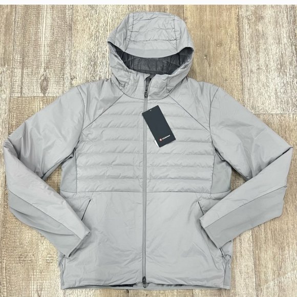 NWT Lululemon Mens Gray Down For It All Hoodie XL - Picture 2 of 3